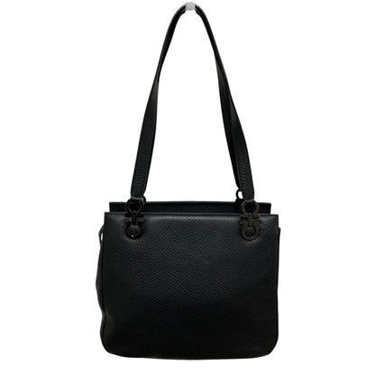 Salvatore Ferragamo Gancini Hardware Leather Tote Bag