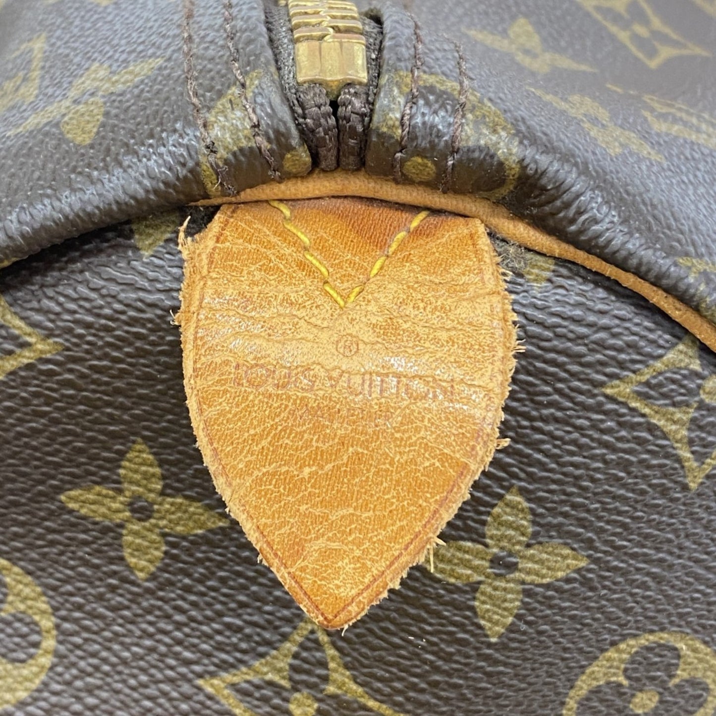 Louis Vuitton Monogram Keepall 55 Boston Bag M41424 Brown