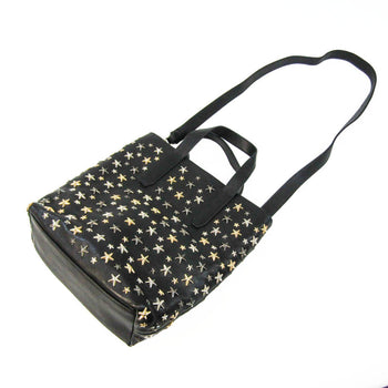 Jimmy Choo Women'S Leather Studded Shoulder Bag
