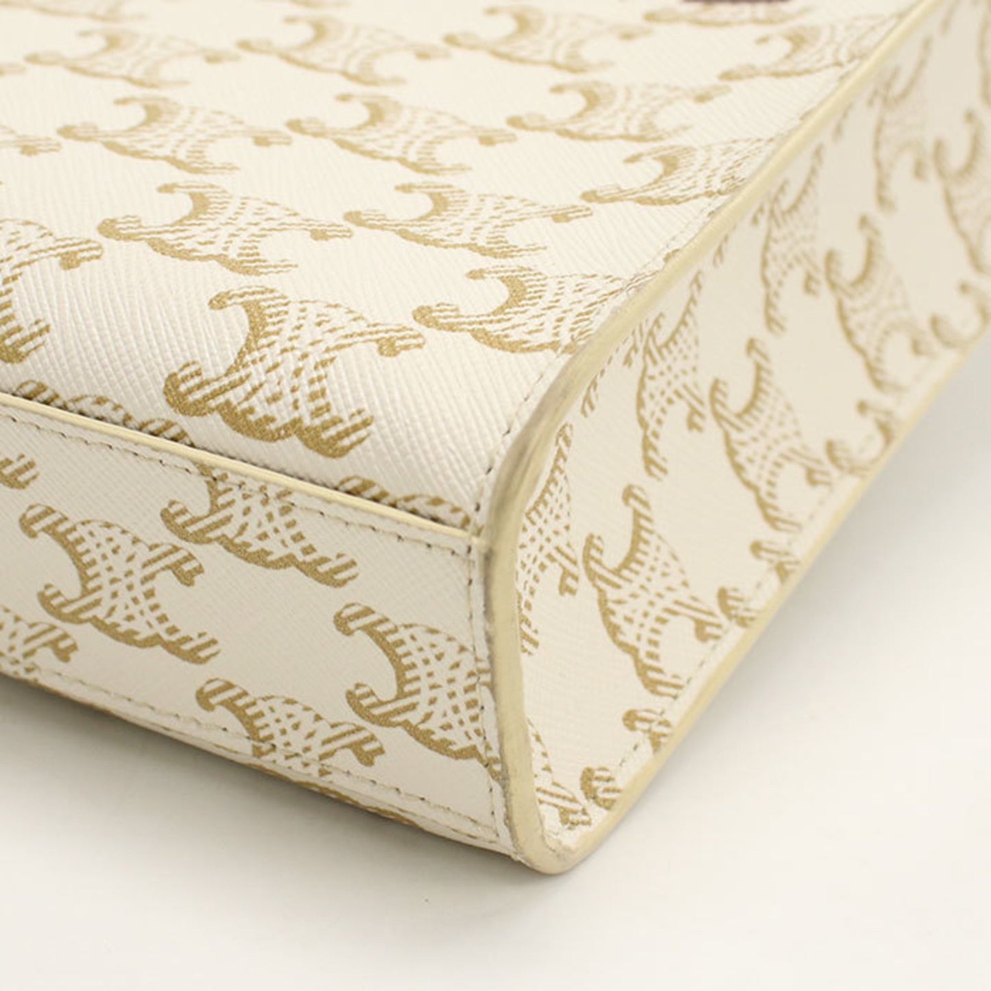 Celine Mini Vertical Cabas Triomphe Canvas Handbag 19437 2Bzk 01Bc