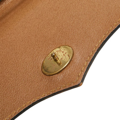 Saint Laurent Python-Embossed One-Shoulder Bag In Brown Leather