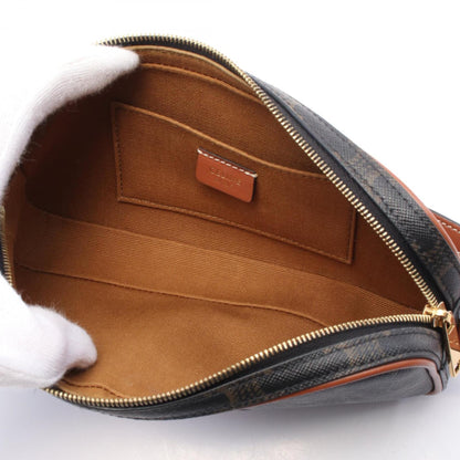Celine Cuir Triomphe Mini Camera Bag Shoulder Coated Canvas Leather