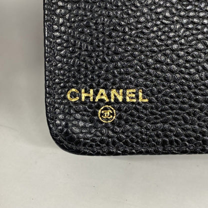 Women's - Chanel Notebook Cover - Caviar Skin - Black