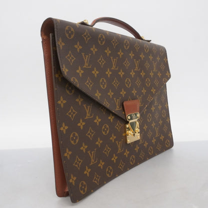 Louis Vuitton Monogram Porte-Document Bandouliere Bag M53338 Brown 2-Way