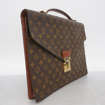 Louis Vuitton Monogram Porte-Document Bandouliere Bag M53338 Brown 2-Way