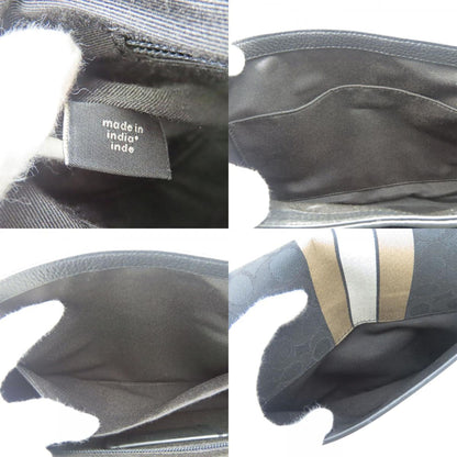 Coach Shoulder Bag C6583 Signature Canvas Leather Black Stripe