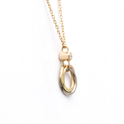 Cartier Baby Trinity 1P Diamond Necklace Pink Gold (18K)