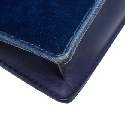 Gucci Dionysus Chain Crossbody Shoulder Bag 476432 Blue Velvet