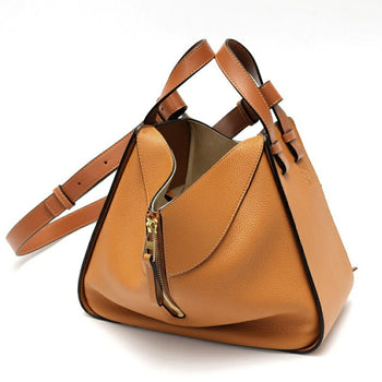 Loewe Hammock Bag Small A538S35X51 Soft Grain Calfskin Camel E-159395