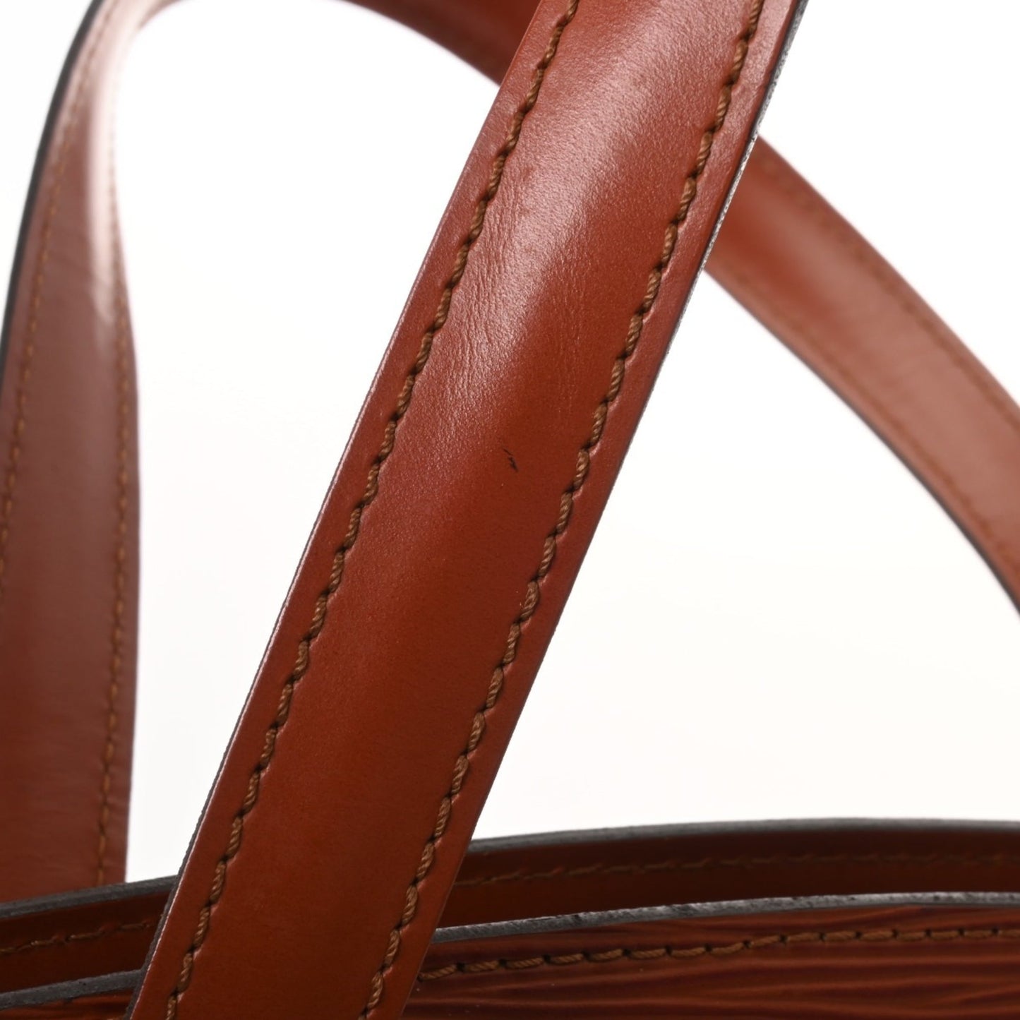 Louis Vuitton Epi Saint-Jacques Kenya Brown M52273 Women'S Leather Shoulder Bag