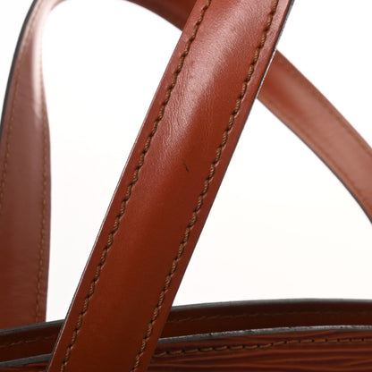 Louis Vuitton Epi Saint-Jacques Kenya Brown M52273 Women'S Leather Shoulder Bag