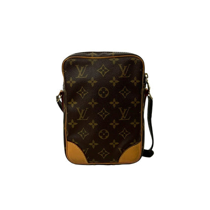 Louis Vuitton Danube Monogram Leather Mini Shoulder Bag/Pochette/Sacoche Brown 22685