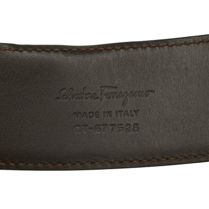 Salvatore Ferragamo Belt In White Leather