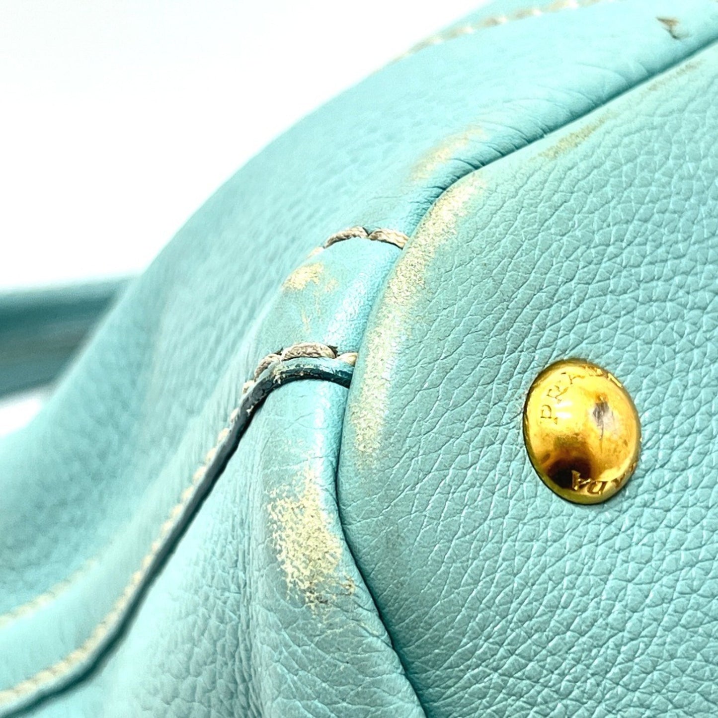 Prada Bn1872 Logo Canapa Handbag Large Capacity Tote Bag Leather