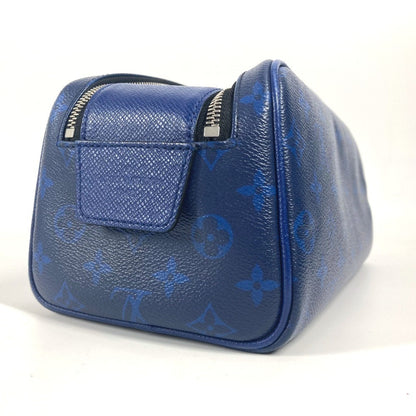 Louis Vuitton M30849 Taiga Rama Dopp Kit Pouch Handbag Clutch Bag Second Leather Monogram Canvas