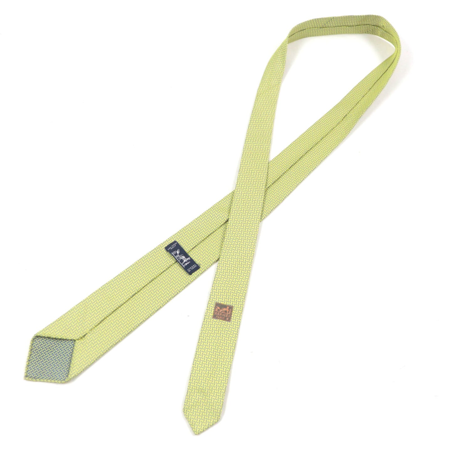 Hermes 100% Silk H Motif All-Over Print Tie