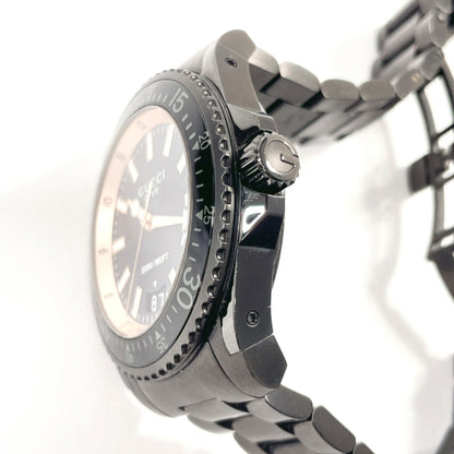 Gucci Dive Ya136213 Watch Stainless Steel/Stainless Steel Black Quartz Dial