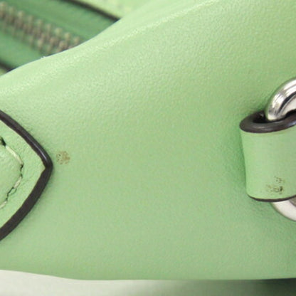 Coach Johnny Cr508 Shoulder Bag In Light Green Leather.