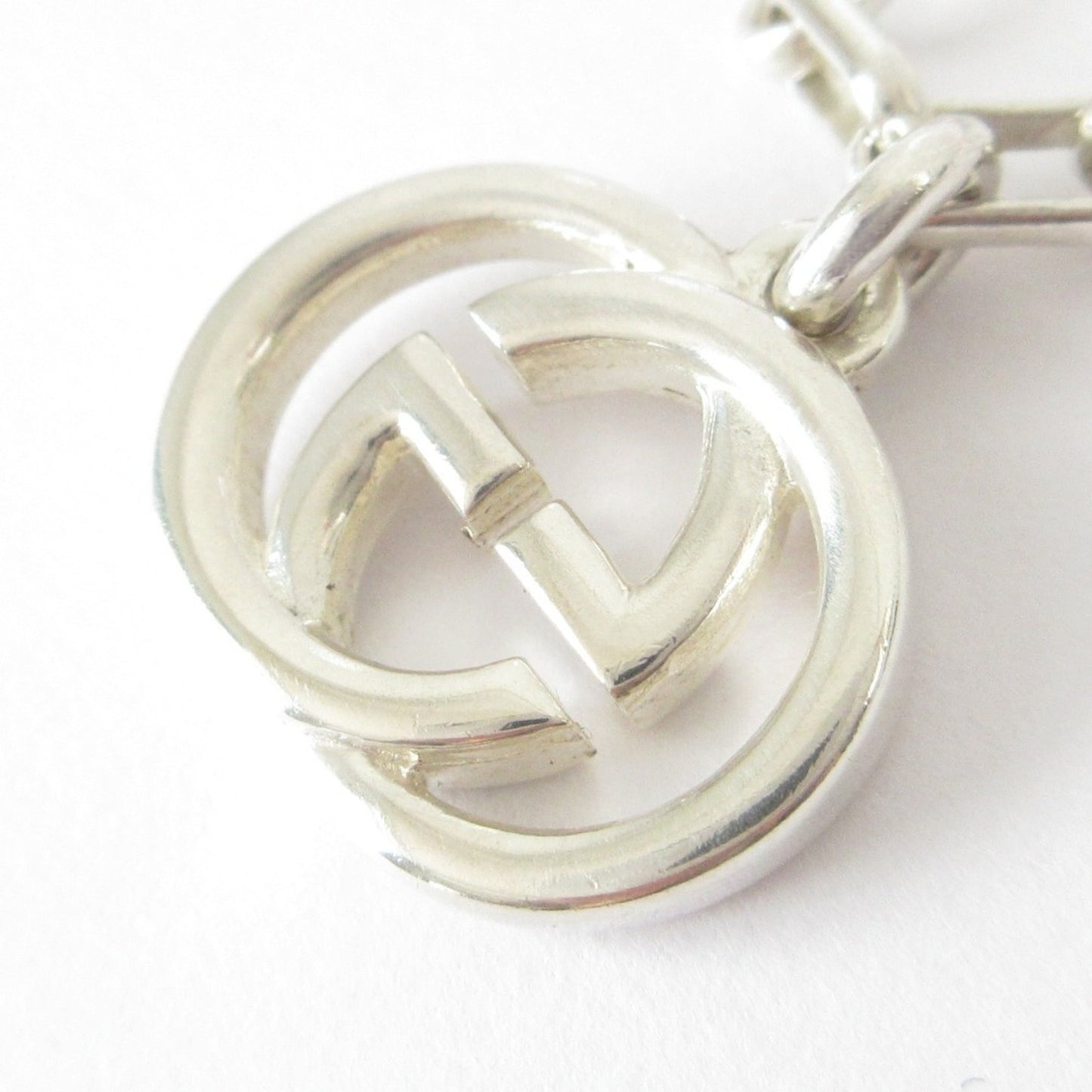 Gucci Gg Interlocking Chain Bracelet In Sv925