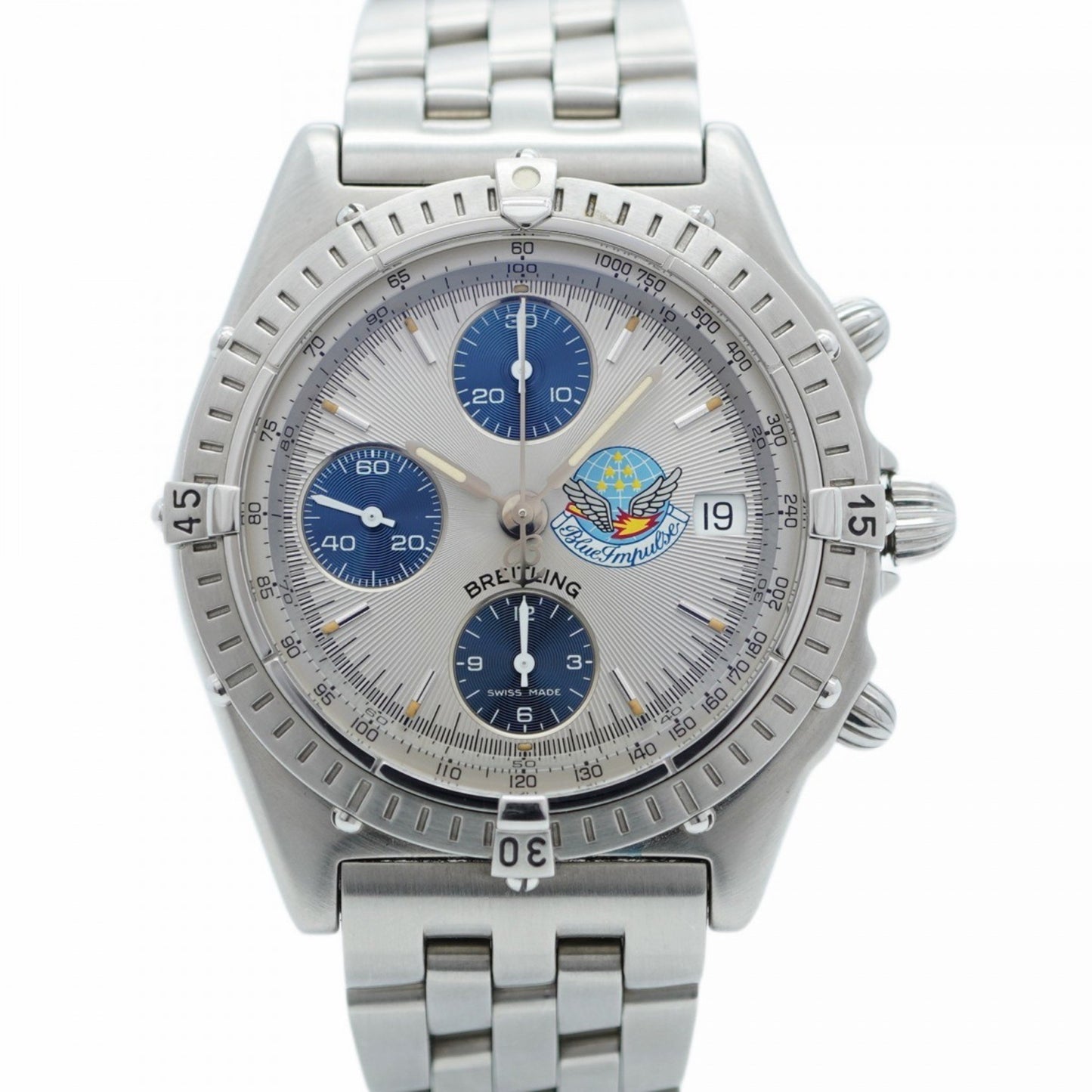 Breitling Blue Impulse A13048 Silver Dial