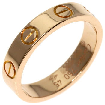 Cartier Mini Love Ring #45 18K Pink Gold