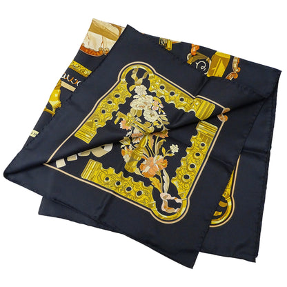 Hermes Herms Carr 90 Copeaux Scarf