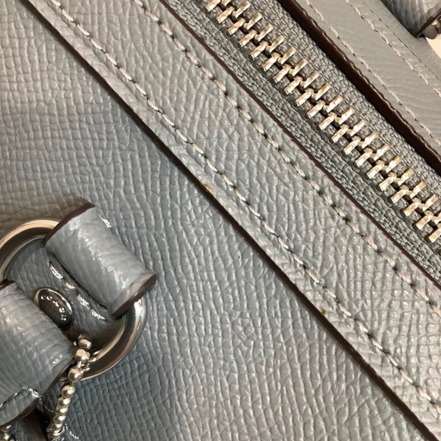 Coach Leather Rowan Satchel Handbag/Shoulder Bag