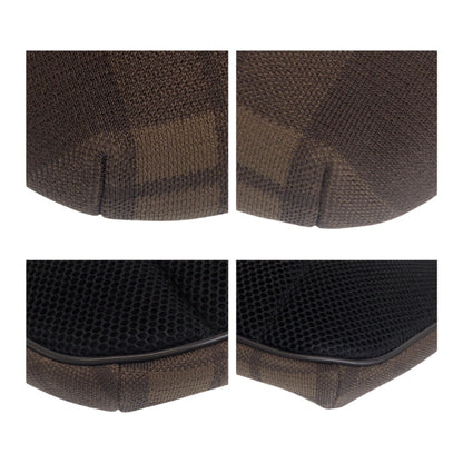 Fendi Zucca Pattern Brown Canvas With Gold Hardware