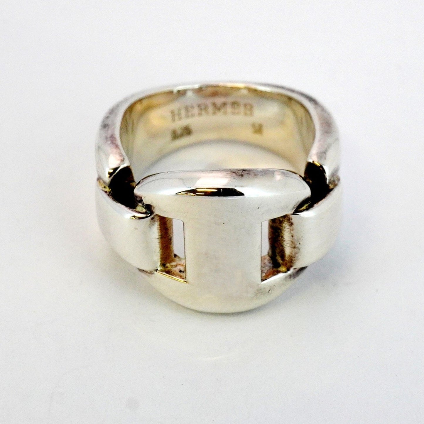 Hermes Chaine D'Ancre Casio Silver 925 Ring #51