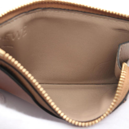 Loewe Anagram Coin Card Holder Wallet/Coin Case Wallet Leather