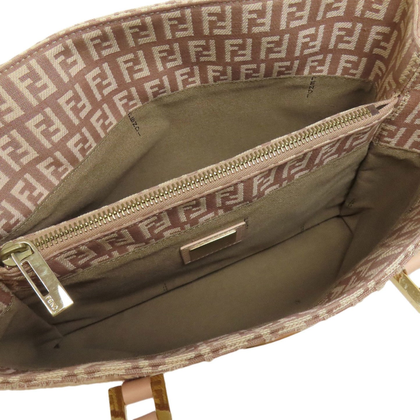 Fendi Zucchino Canvas Handbag