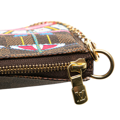 Louis Vuitton Damier Vivienne Mini Pochette Accessoires N60402 Brown Multicolor Leather
