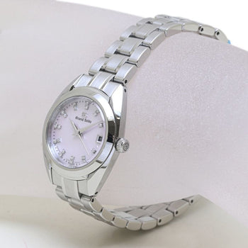Seiko Grand Seiko Stgf277 4J52-0Ac0 Pink Shell Dial Diamond Index