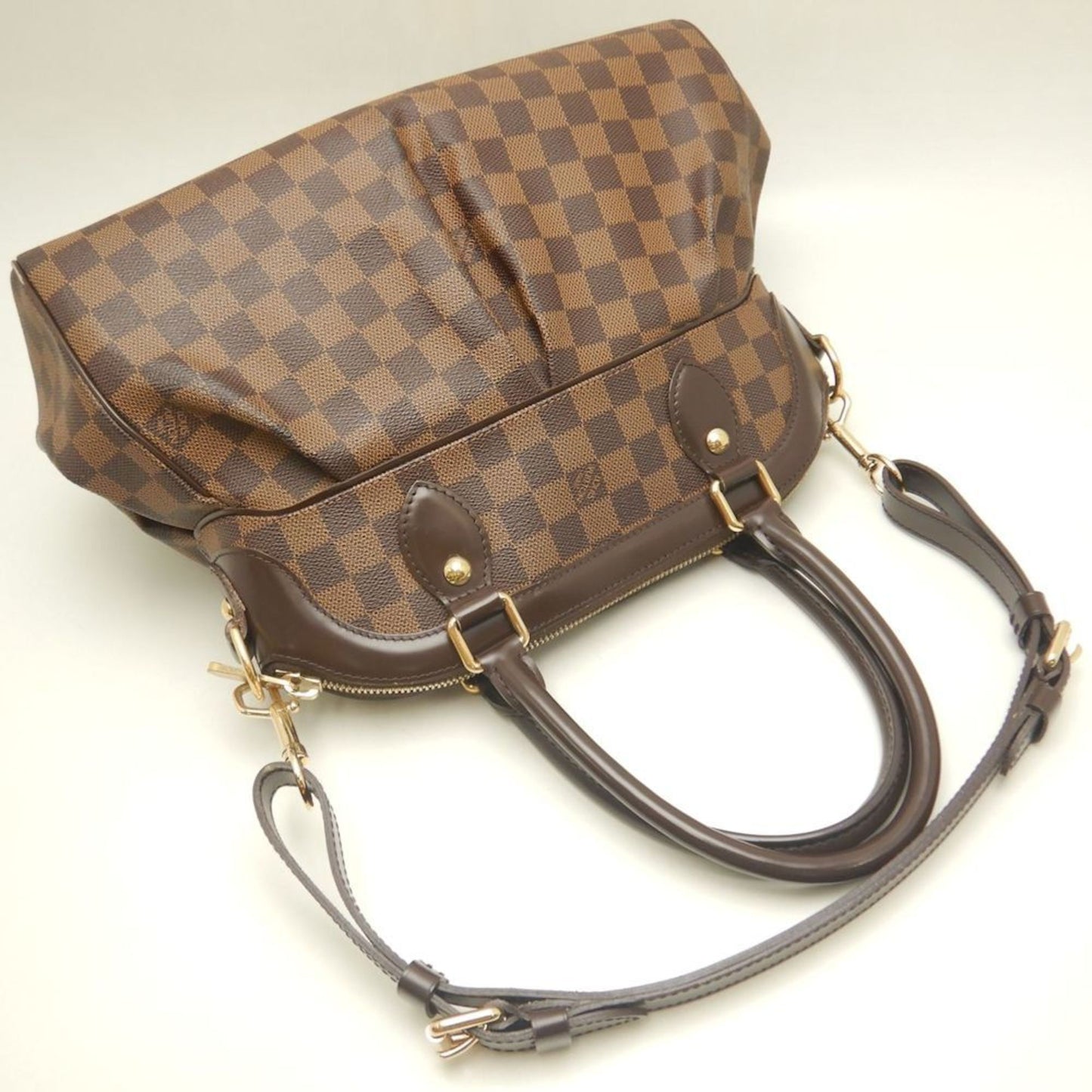 Louis Vuitton Damier Trevi Pm N51997 Ebene Handbag 252982