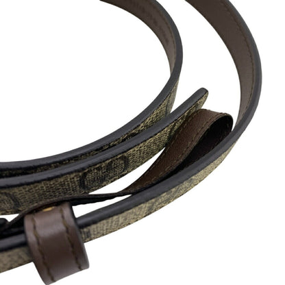 Gucci 751556 Interlocking G 75/30 Gg Supreme Belt Grey