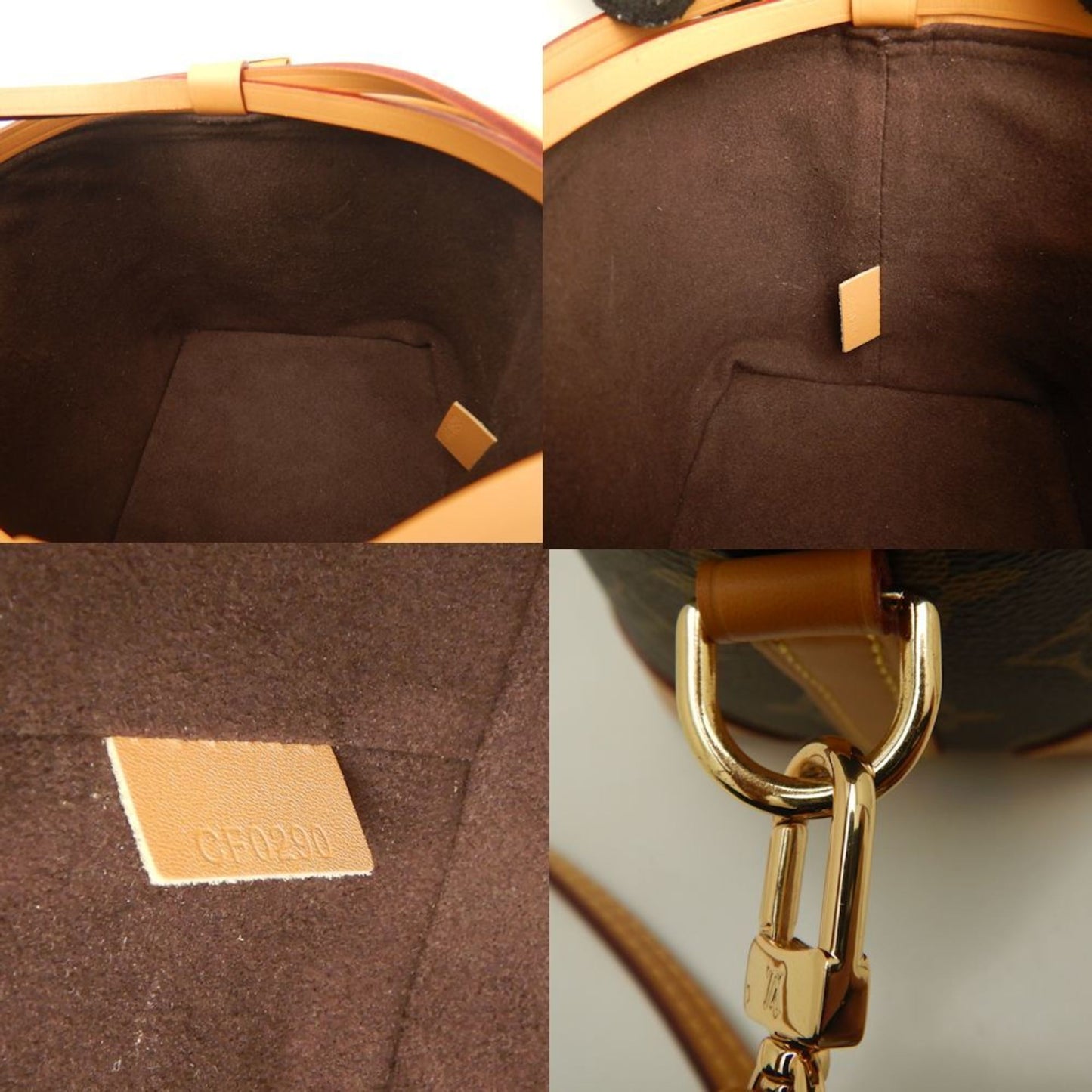 Louis Vuitton Louis Vuitton Monogram Noe Purse M57099 Shoulder Bag Brown 252165