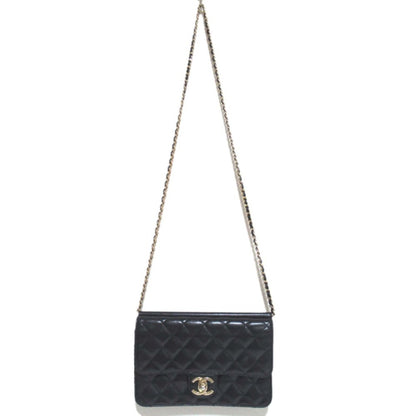 Chanel Matelasse Coco Mark Turnlock Chain Shoulder Bag