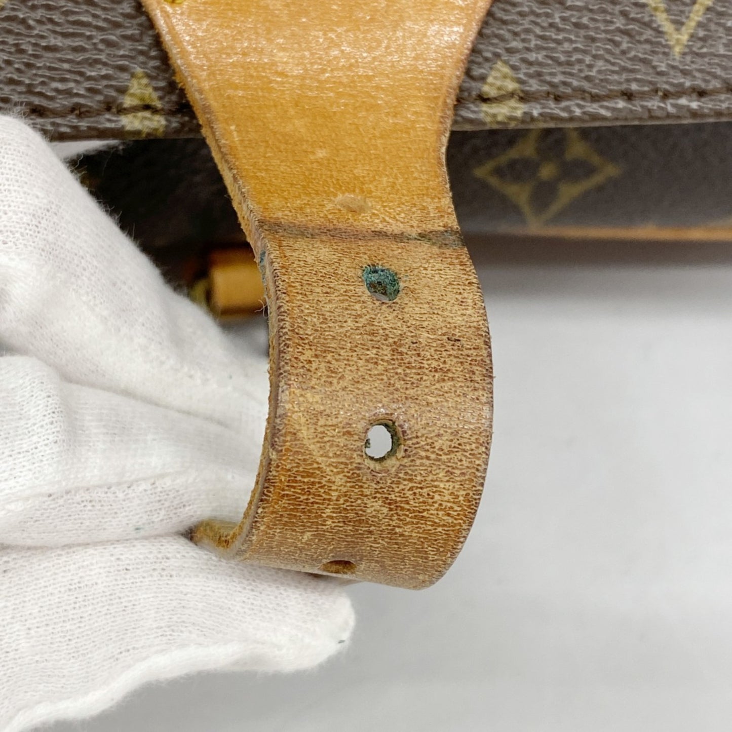 Louis Vuitton Monogram Cartouchiere Gm Shoulder Bag M51252 Brown