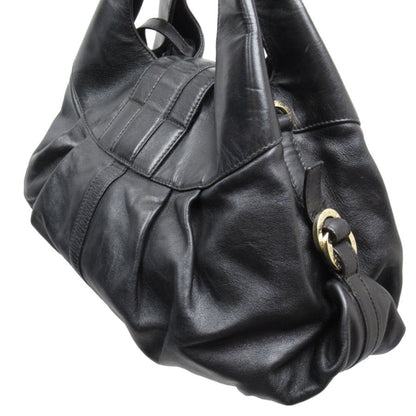 Bvlgari Handbag Leather Black