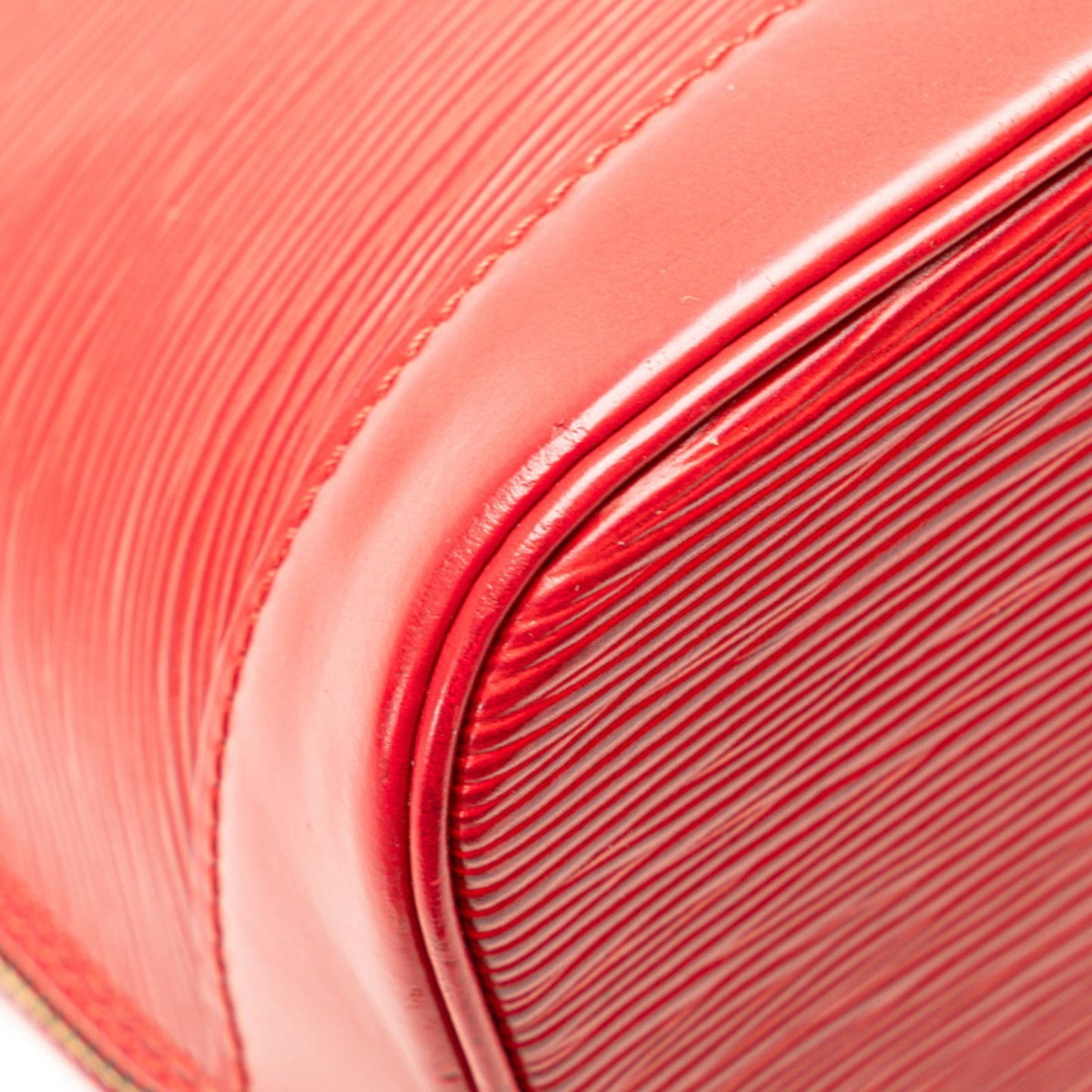 Louis Vuitton Epi Alma Handbag M52147 Castilian Red Leather