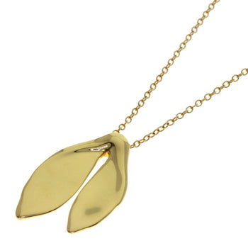 Tiffany & Co. Whale Tail Necklace In 18K Yellow Gold