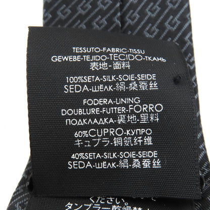 Gucci 100% Silk G Logo Regimental Stripe Tie