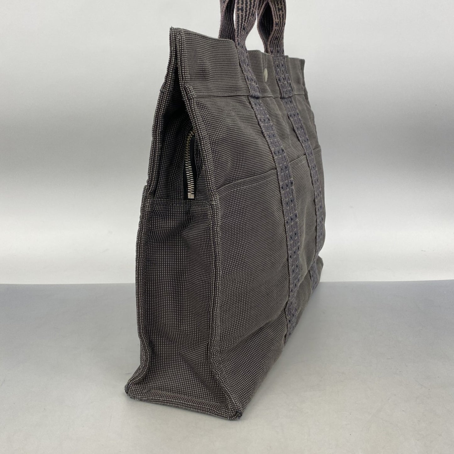 Hermes Herms Air Line Mm Canvas Tote Bag