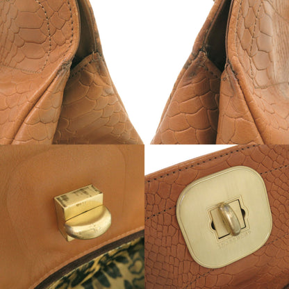 Longchamp Gaby Leather Brown Tote Bag 1526