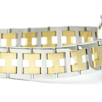 Hermes Clipper Gold Plated Stainless Steel Quartz