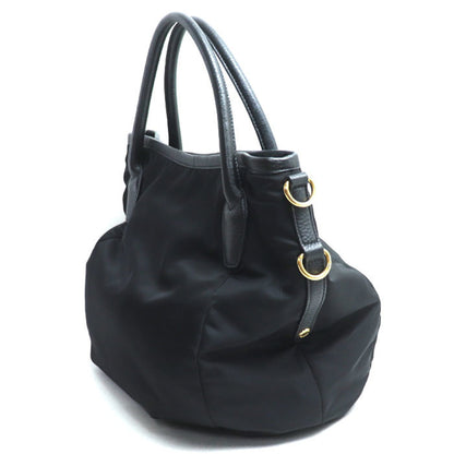 Prada Tessuto Vitello Dino Handbag In Black