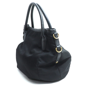 Prada Tessuto Vitello Dino Handbag In Black