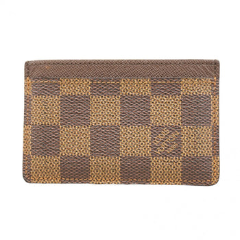 Louis Vuitton Damier Porte Carte Sample Card Case N61722 Ebene