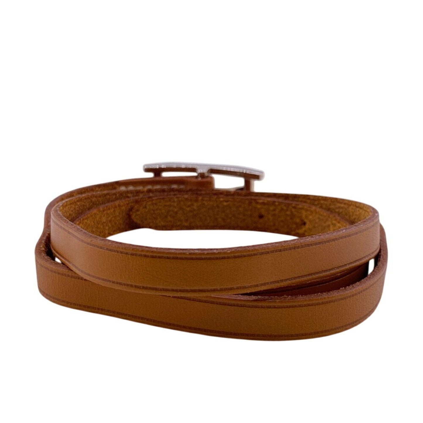 Hermes B-Api Double Tour 2000 Bangle Bracelet