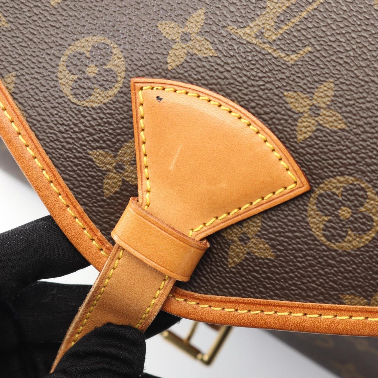 Louis Vuitton Bel Air Handbag Coated Canvas Leather Monogram